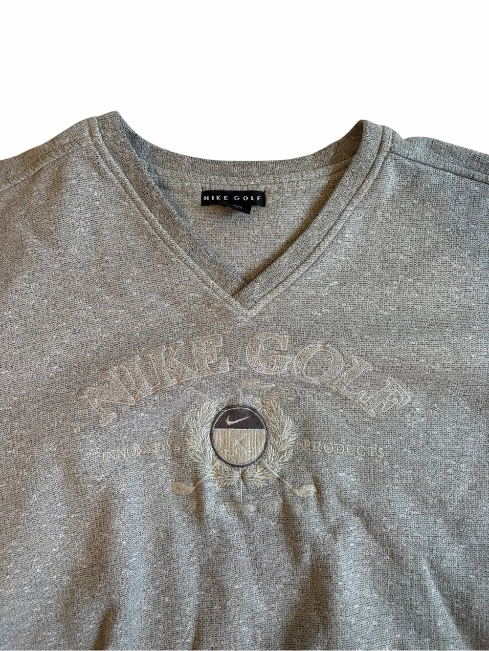 Vintage Nike Golf Embroidered V-Neck Sweatshirt